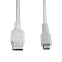 LINDY 31327 2M USB to Lightning Cable, White, MIFI Certified