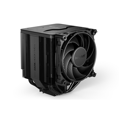 be quiet! Dark Rock Pro 5 CPU Cooler, AMD Socket, 2 virtually inaudible Silent Wings PWM fans, 2000RPM, 7 high-performance heat pipes, 270W TDP, Speed Switch, 3-year manufacturers warranty