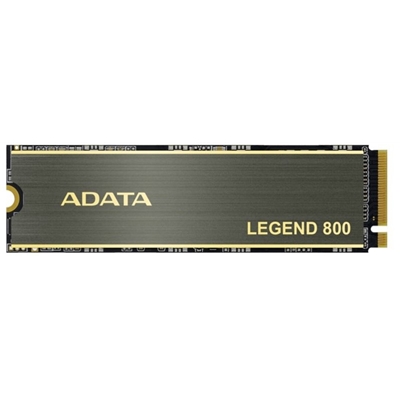 Adata Legend 800 (ALEG-800-1000GCS) 1TB NVMe SSD, PCIe Gen4, M.2 Interface, 2280, Read 3000 MB/s, Write 1300 MB/s, Heatsink, 3 Year Warranty