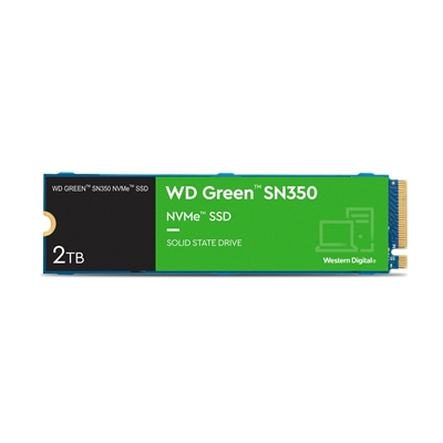 WD Green SN350 (WDS200T3G0C) NVMe SSD, M.2 Interface, PCIe Gen3, 2280, Read 3200MB/s, Write 3200MB/s, 3 Year Warranty