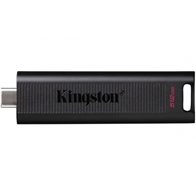 Kingston DTMAX/512GB DataTraveler Max 512GB USB-C USB Drive, USB3.2, Gen2, 1000MB/s, Black, Retail Boxed