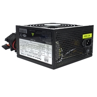 EVO LABS BR750-12BL 750W PSU,120mm Black Silent Fan with Improved Ventilation, Non Modular, High-Efficiency | PFC Certified | CE Compliant |, Retail Packaged