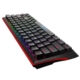 Marvo Scorpion KG962W-UK Tri-Mode Connection Wireless 60% TKL Mechanical Gaming Keyboard with Red Switches, 2.4GHz Wireless, Bluetooth or Wired, Rainbow Backlight, Anti-ghosting N-Key Rollover