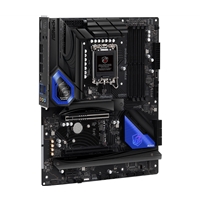 ASRock Z790 PG RIPTIDE DDR5 Motherboard, Intel Socket 1700, 1 PCIe 5.0 x16, 1 PCIe 4.0 x16, 1 PCIe 3.0 x1, 1 M.2 Key-E for WiFi, HDMI/DisplayPort, USB 3.2 Gen2x2 Type-C, Killer 2.5G LAN, 1 Blazing M.2 (PCIe Gen5x4)