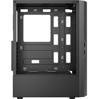 ANTEC AX20 Case, Black, Mid Tower, 1 x USB 3.0 / 2 x USB 2.0, Tempered Glass Side Window Panel, Slanted Bar & Mesh Design for Massive Airflow, 3 x RGB LED Fans Included, ATX, Micro ATX, Mini-ITX