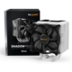 be quiet! Shadow Rock 3 White Fan CPU Cooler, Universal Socket, Shadow Wings 2 120mm PWM Black Cooling Fan, 1600RPM, 5 Heat Pipes, 190W TDP, Intel LGA 1700 & AMD AM5