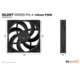 be quiet! Silent Wings Pro 4 PWM Black Fan, 140mm, 2400RPM, 4-Pin PWM Fan Connector, Black Frame, Black Blades, Optimized Fan Blades for the Highest Performance for Radiators & Heat Sinks, 3 Mounting Options, 3 Speed Switch