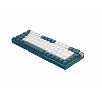 Royalaxe R68 Hot Swappable Mechanical Keyboard, 60% TKL Design, 67 Keys, 2.4GHz, Bluetooth 5.0 or Wired Connection, TTC Golden-Pink Switches, RGB, Windows and Mac Compatible, UK Layout