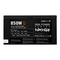 Gamemax RPG Rampage 850W Fully Modular 80 Plus Bronze PSU With 140mm FDB Fan