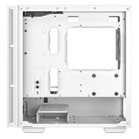 DeepCool CH360 Digital Gaming Case White, Mid Tower with Tempered Glass Side Window Panel, Advanced Cooling, USB 3.0/USB-C Ports, Pre-Installed Fans, Micro ATX/Mini-ITX