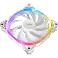 Antec Fusion Case Fan 120mm ARGB, White, Upto 2000RPM, 57.93CFM Airflow, 31.24dB Max, 4-pin PWM 3-pin LED