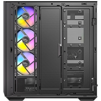 Antec C7 ARGB Mid Tower Tempered Glass PC Gaming Case - Black, 3x 120mm & 1x 140mm ARGB Fans, USB 3.2 Gen2, EATX/ATX/mATX/mITX Support