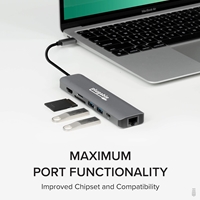 Plugable USBC-7IN1E Portable USB-C Ethernet Docking Station