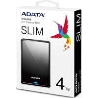 Adata HV620S 4TB USB 3.1 2.5 Inch Portable External Hard Drive, Black