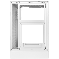 Deepcool CH170 Digital White Mini-ITX Case - High Airflow, Tempered Glass Side Panel, Supports Water Cooling, Ultra-Quiet Operation, Compact Design for Efficient Space Management