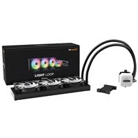 be quiet! Light Loop 360mm AIO Liquid Cooler - High-Performance ARGB All-in-One Water Cooling System with Triple Light Wings LX PWM Fans