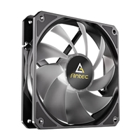 Antec P12 ARGB PWM 120mm Fan 3 pack - 4-Pin, Black, High-Airflow Cooling, 9-Blade Design with Anti-Vibration Pads