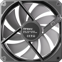 Antec P12R ARGB Reverse PWM 120mm Fan - 4-Pin, Black, High-Airflow Cooling, 9-Blade Design with Anti-Vibration Pads