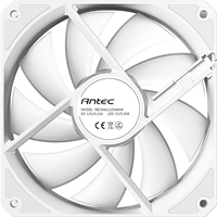 Antec P12R ARGB Reverse PWM 120mm Fan - 4-Pin, White, High-Airflow Cooling, 9-Blade Design with Anti-Vibration Pads