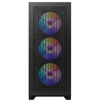 CRONUS Phanes Gaming PC Case, Mid Tower with Tempered Glass, ARGB Lighting, Enhanced Connectivity, and Superior Airflow, ATX, Micro ATX, Mini-ITX, and E-ATX