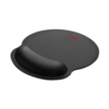 Genius G-WMP100 Ergonomic Mouse Pad with Wrist Rest for Support and Comfort with Anti-Slip Rubber Base, Black - Image 4