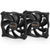 2 x Silent Wings 3 120mm PWM High Speed 2200RPM Black Cooling Fan
