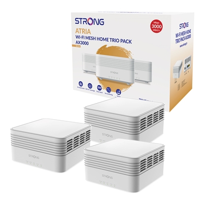 Strong MESHTRIAX3000UK AX3000 Whole Home Wi-Fi 6 Mesh System (3 Pack) - 5