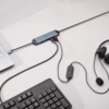 Lindy DST-Micro 140 Laptop Docking Station with USB-C, 1x 4K HDMI and Pass-Through Charging - Image 3