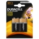 Duracell Plus Power Alkaline Pack of 2 9V Battery