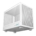 DeepCool CH160 Ultra-Portable Gaming Case White Micro Tower with Tempered Glass Side Window Panel