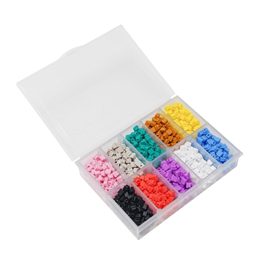 DeepCool PIXEL 10 Customisable Silicone Bits- Create Vibrant 8-Bit Mosaic Artwork with 10 Colour Options