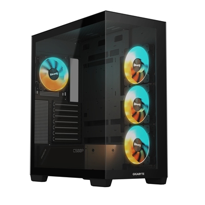 Gigabyte C500 Panoramic Stealth RGB Gaming PC Case
