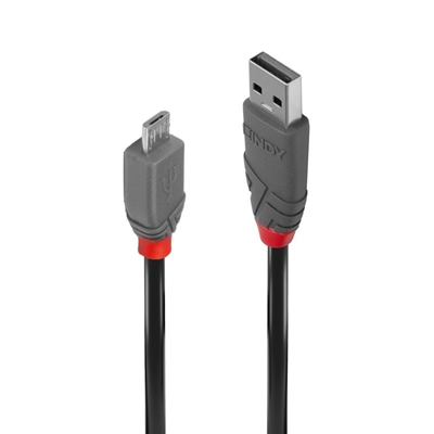 Lindy 36730 0.2m USB 2.0 Type A to Micro-B Cable