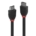 Lindy 36771 1M HDMI (M) 2.1 Ultra High Speed Black Line 7680x4320@60Hz Cable - Black