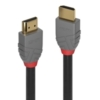 Lindy 36961 0.5m HDMI (M) 2.0 High Speed Anthra Line 4096x2160@60Hz Cable with Ethernet - Black - Image 2