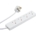 2m 4 Gang UK Mains Extension - White
