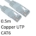 RJ45 (M) to RJ45 (M) CAT6 0.5m White OEM Moulded Boot Copper UTP Network Cable