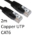 RJ45 (M) to RJ45 (M) CAT6 2m Black OEM Moulded Boot Copper UTP Network Cable