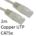 RJ45 (M) to RJ45 (M) CAT5e 2m Grey OEM Moulded Boot Copper UTP Network Cable
