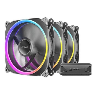 Antec Neo Prizm T3 120 ARGB PWM Case Fan (3-Pack) - Hydro Bearing