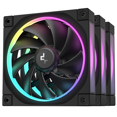DeepCool FL12 120mm PWM 3 Pack Fan - High Performance