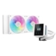 DeepCool Mystique 240 WH ARGB Liquid CPU Cooler with 2.83" TFT LCD Display