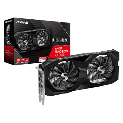 ASRock AMD Radeon RX 6600 Challenger D 8GB Graphics Card