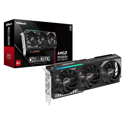 ASRock AMD Radeon RX 9070 Challenger OC Graphics Card