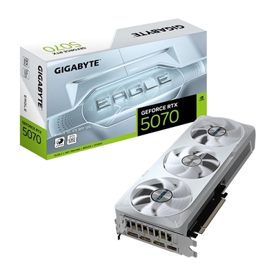 Gigabyte NVIDIA GeForce RTX 5070 EAGLE OC ICE SFF 12G Graphics Card