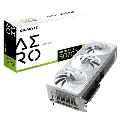 Gigabyte NVIDIA GeForce RTX 5070 Ti AERO OC 16G Graphics Card