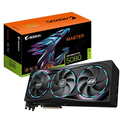 Gigabyte NVIDIA GeForce RTX 5080 AORUS MASTER 16G Graphics Card