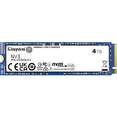 Kingston NV3 (SNV3S/4000G) 4TB NVMe SSD