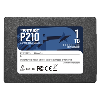 Patriot P210 (P210S1TB25) 1TB 2.5 Inch SSD