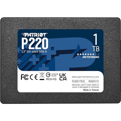 Patriot P210 (P220S1TB25) 1TB 2.5 Inch SSD